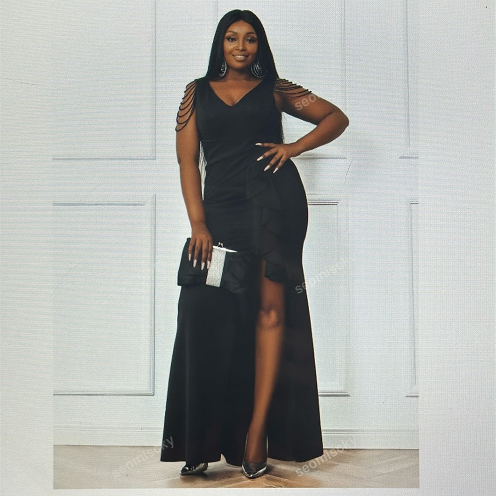 Elegant Black Evening Gown